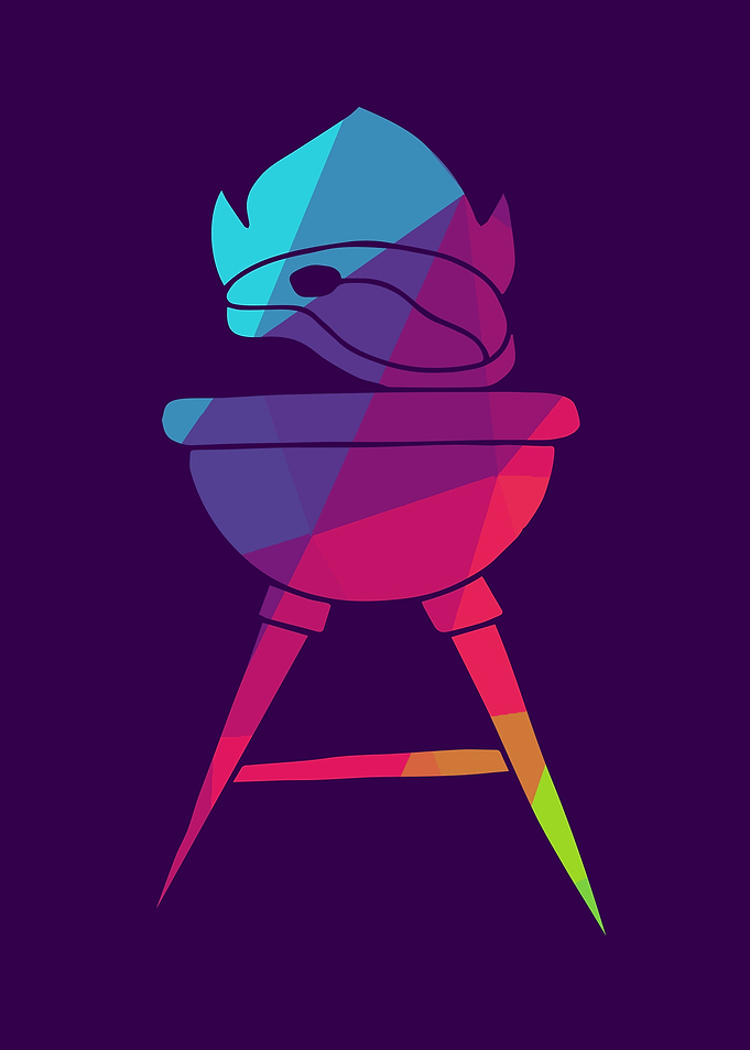 Rainbow Polygon Barbecue12