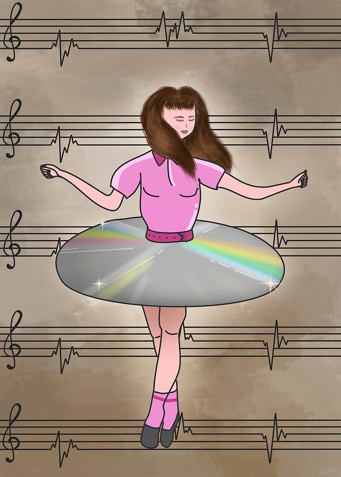Dancing ballerina