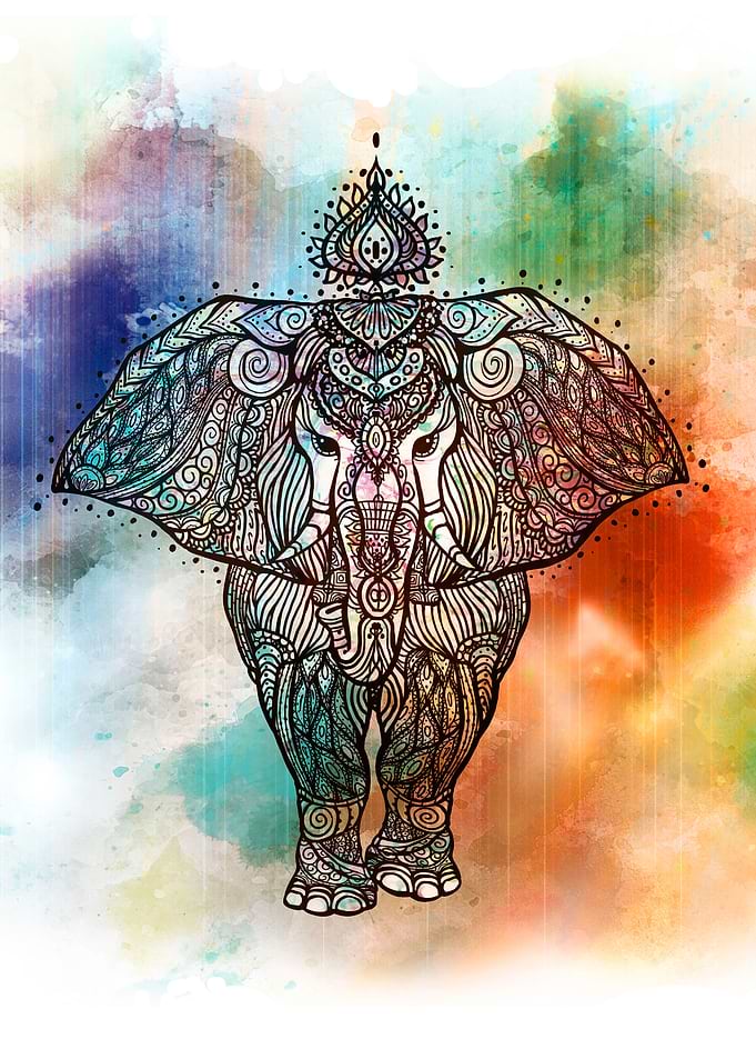 Mandala elephant