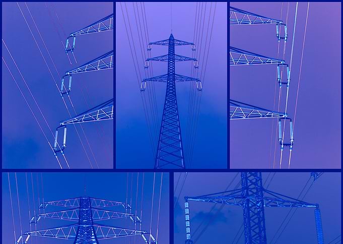 high voltage power line