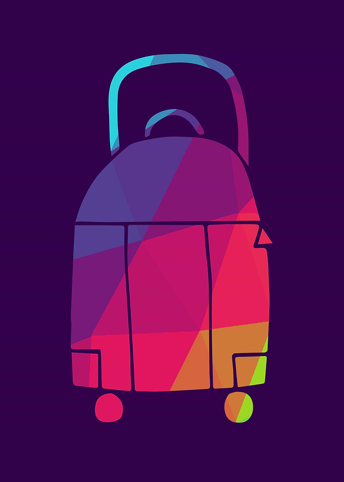 Rainbow Polygon Bags 3