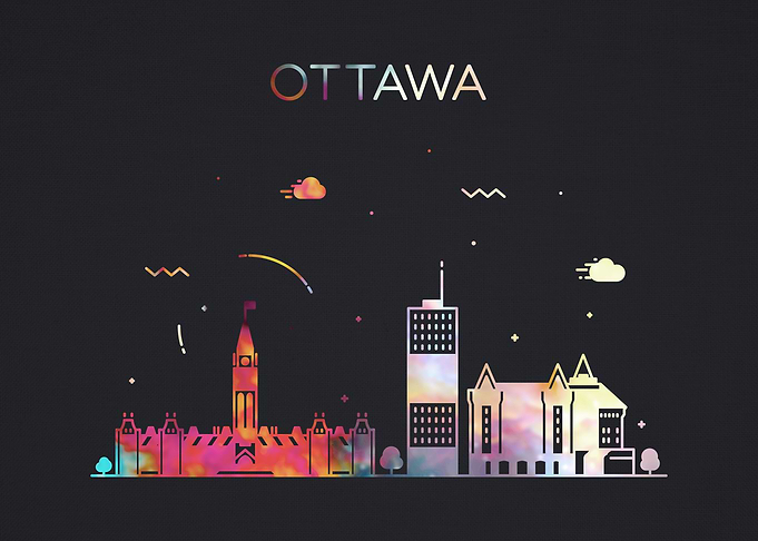 Ottawa Canada City Skyline