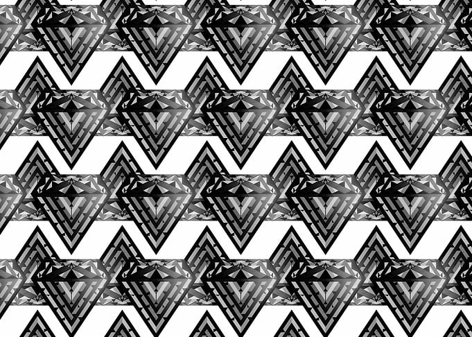 Black diamond zigzag