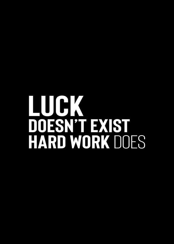 Luck Does Not Exist