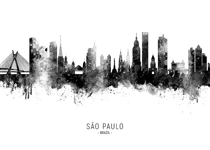 Sao Paulo Brazil Skyline