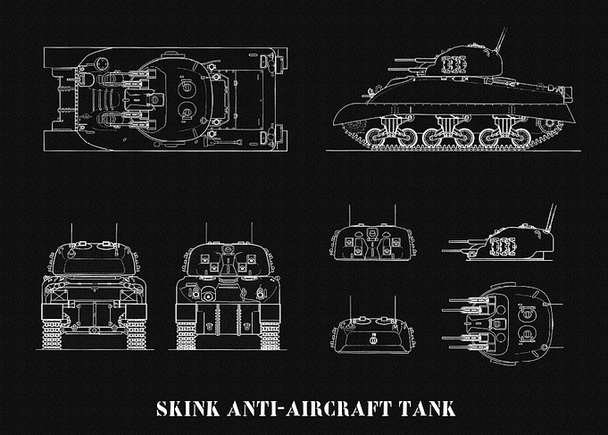SKINK ANTI AIRCRAFT TANK