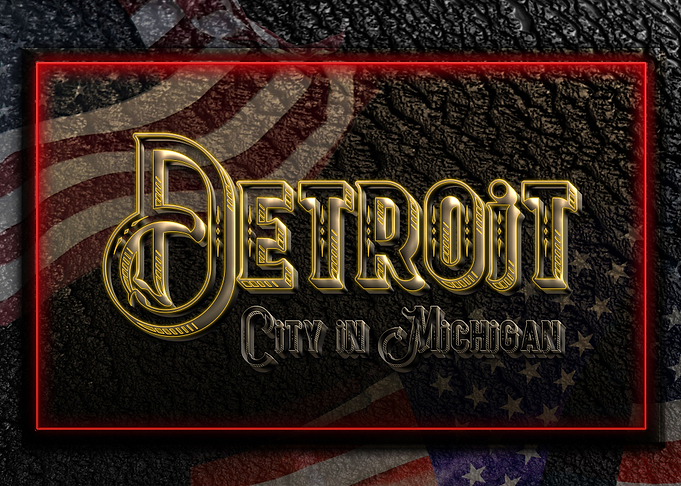 Detroit City in Michigan