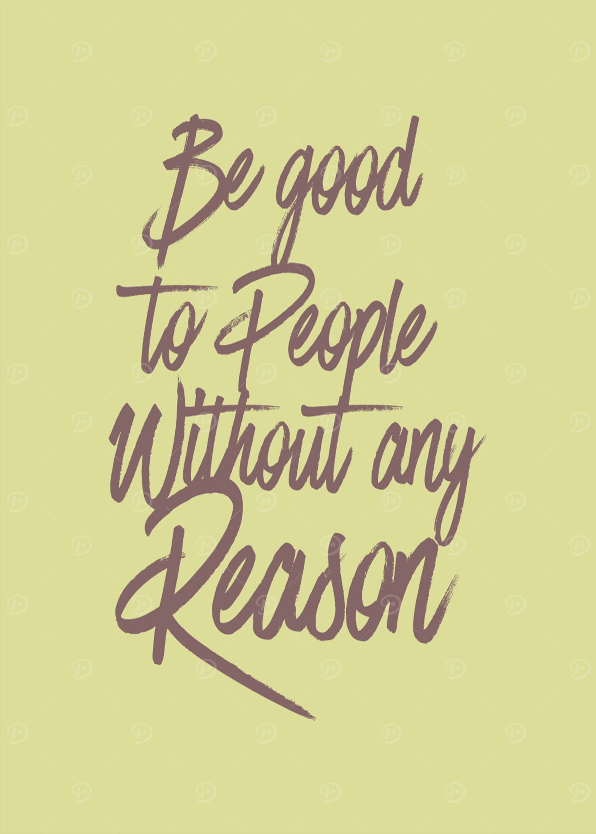 Be Good To People