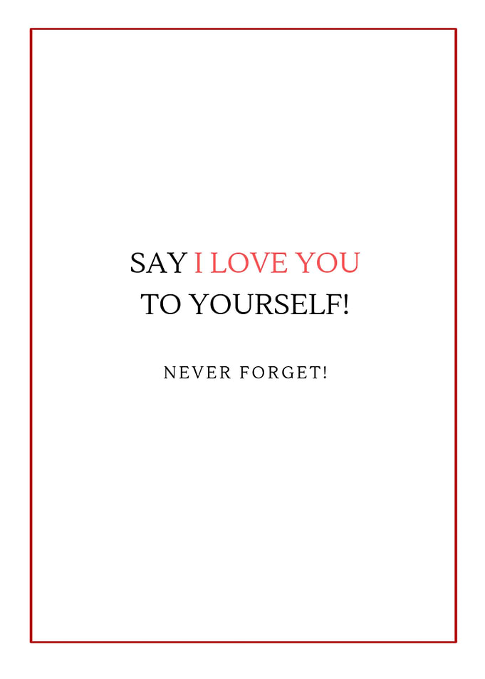 I love myself