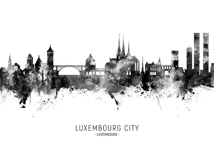 Luxembourg City Skyline