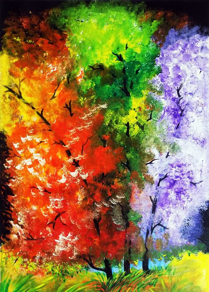 THE MULTICOLORED TREES