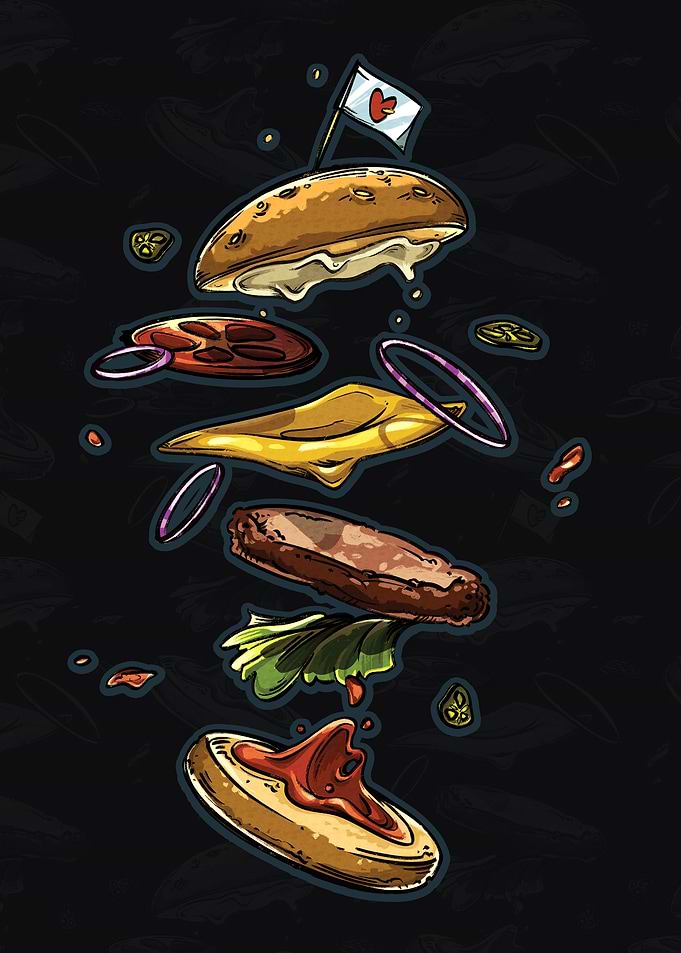 Floaty Burger