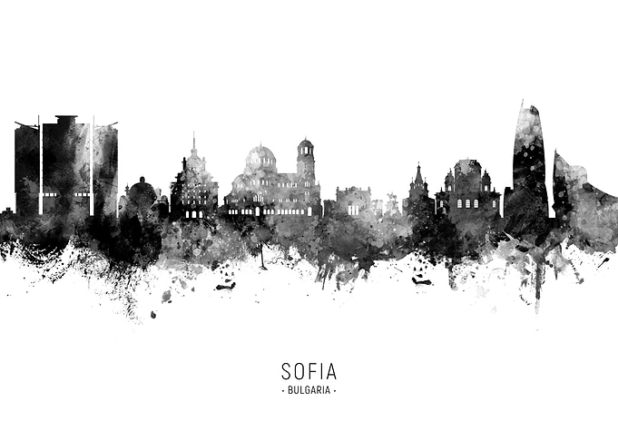 Sofia Bulgaria Skyline