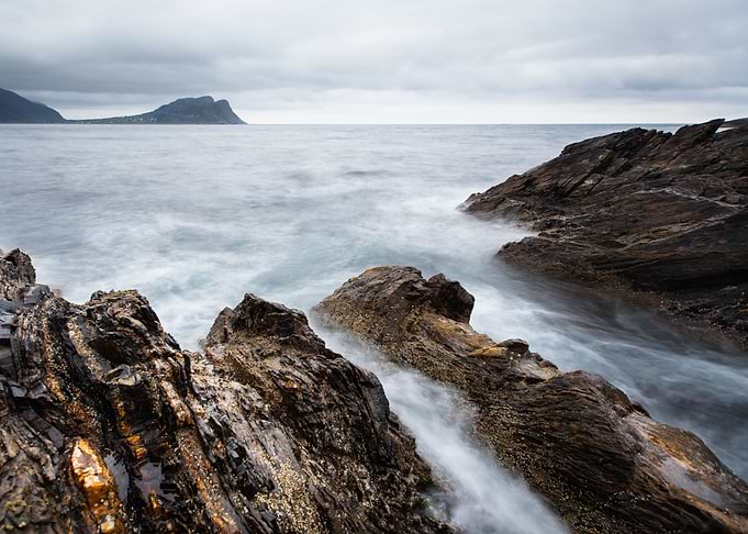Waves breaking