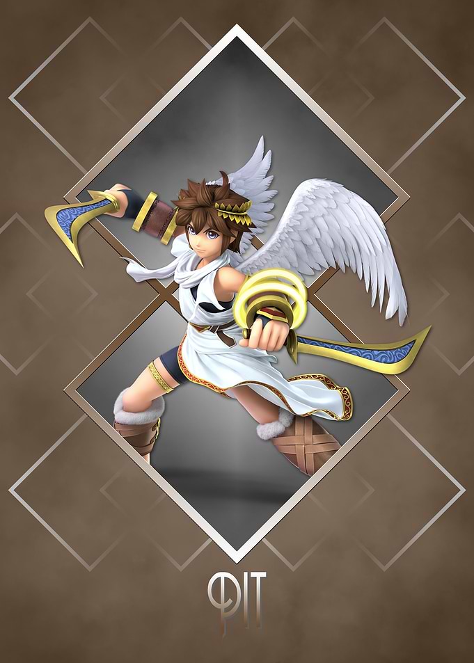 Art Deco Kid Icarus Pit