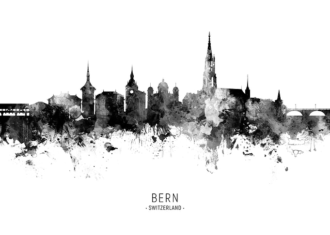Bern Switzerland Skyline
