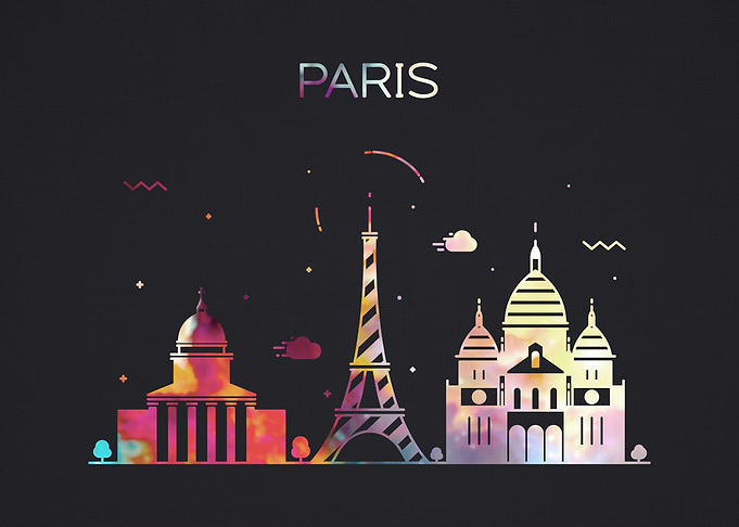 Paris France Skyline