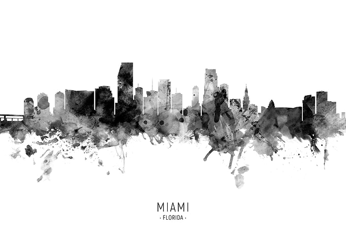 Miami Florida Skyline