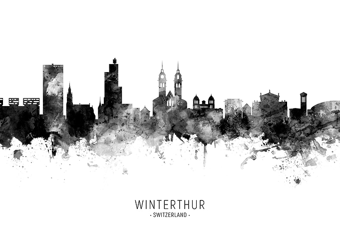 Winterthur Skyline