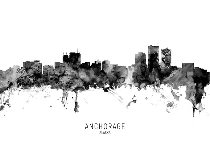 Anchorage Alaska Skyline