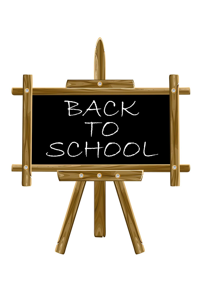 Back to school easel board