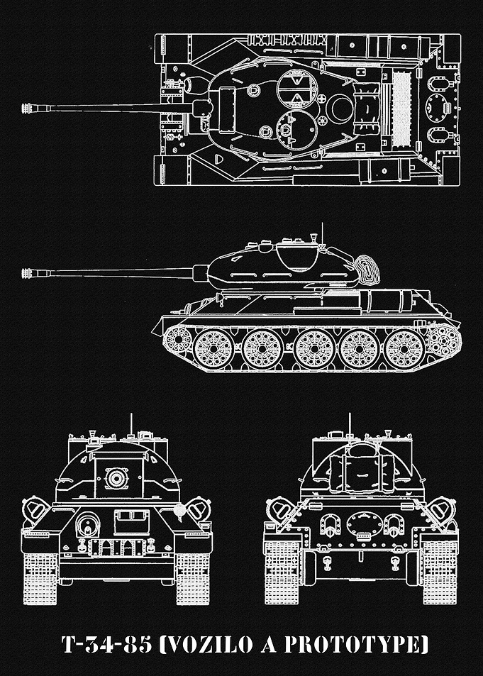 T34 85 VOZILO A PROTOTYPE