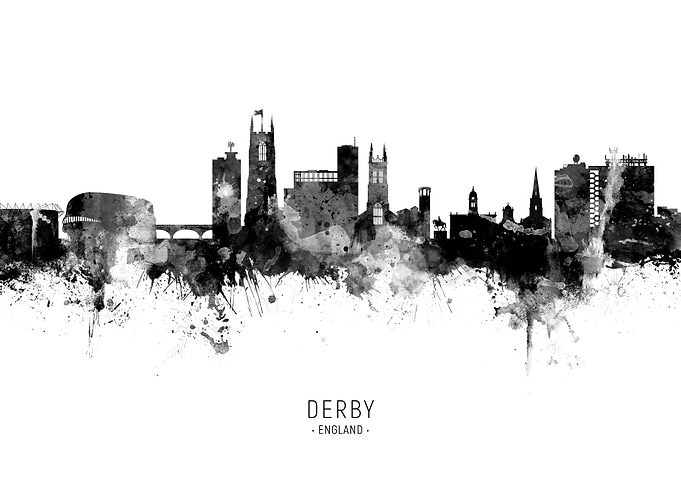 Derby England Skyline