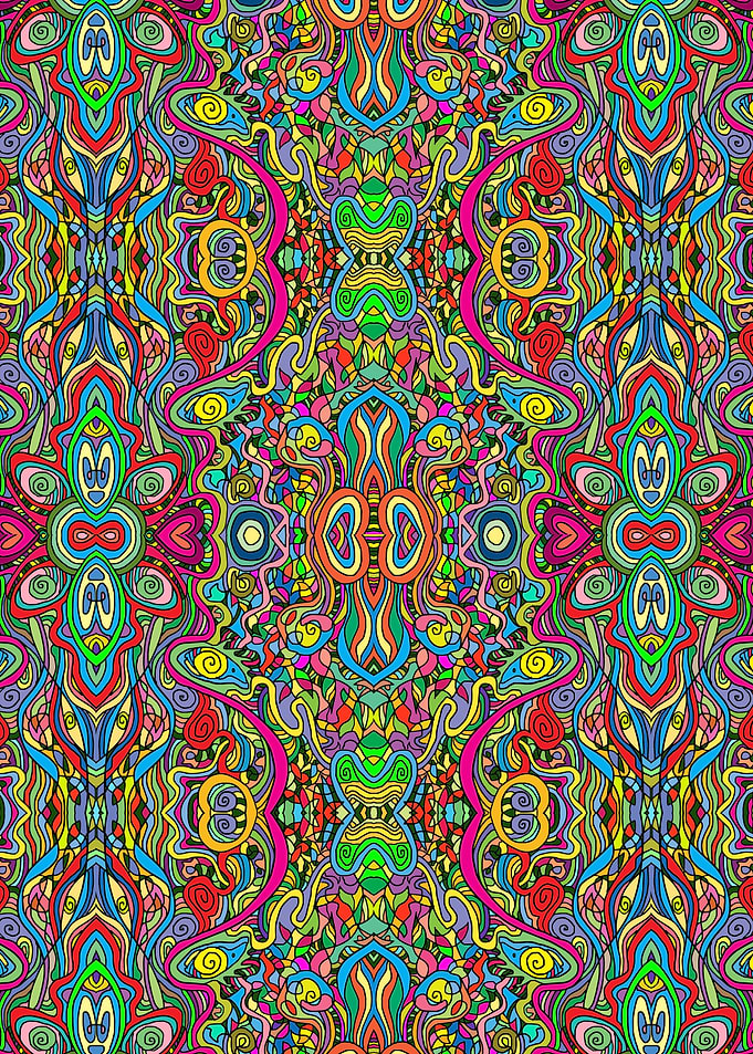 Abstract seamless pattern