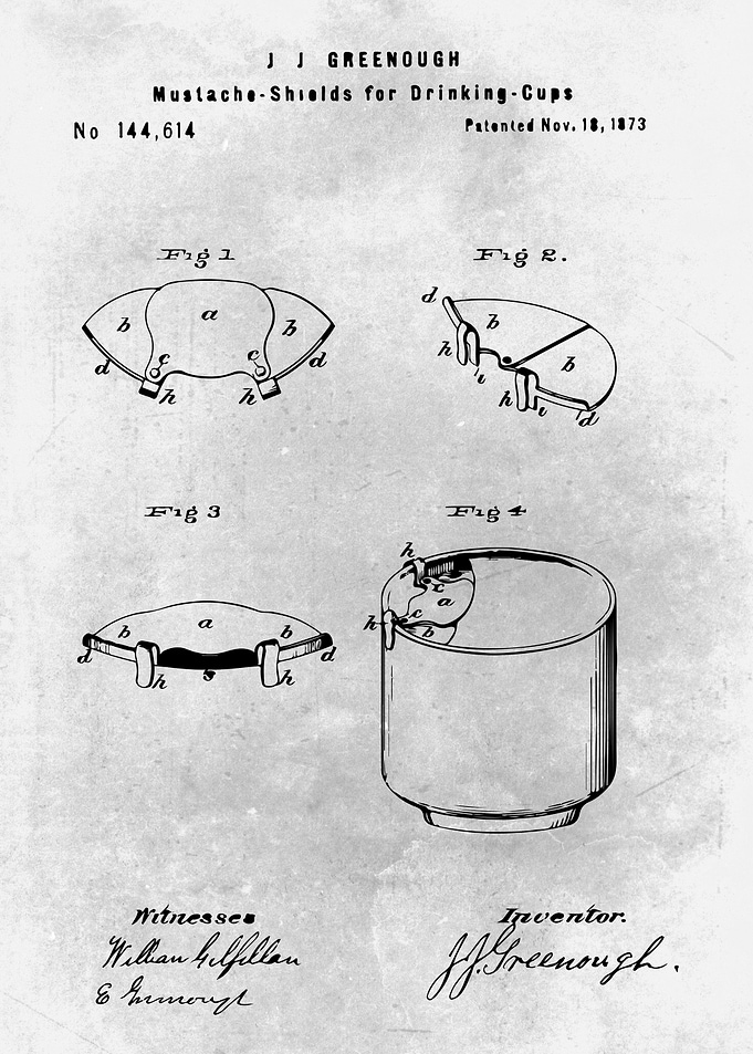 No491 Mustache shields