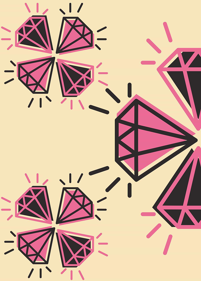 Funky diamonds