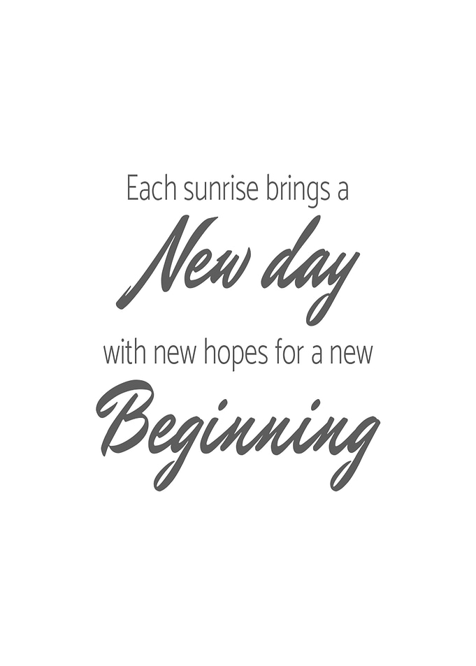 New Beginning