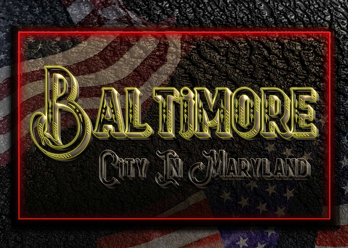 Baltimore City in Maryland