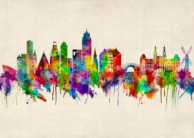 Amsterdam Skyline