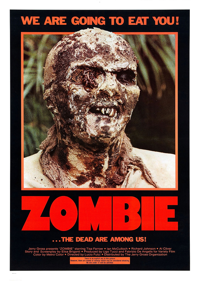 Zombie Vintage Poster