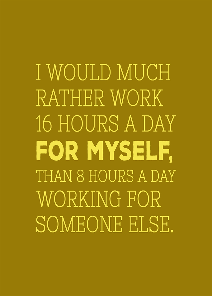 Work For Myself