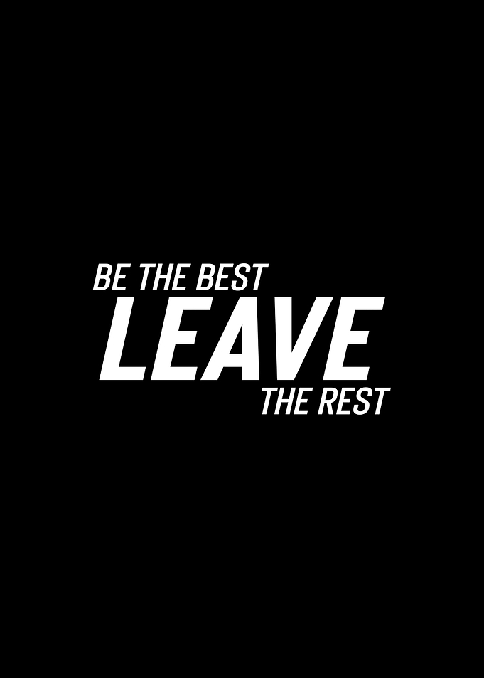 Be The Best