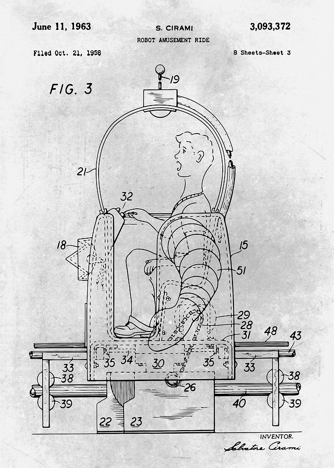 No446 Robot amusement ride