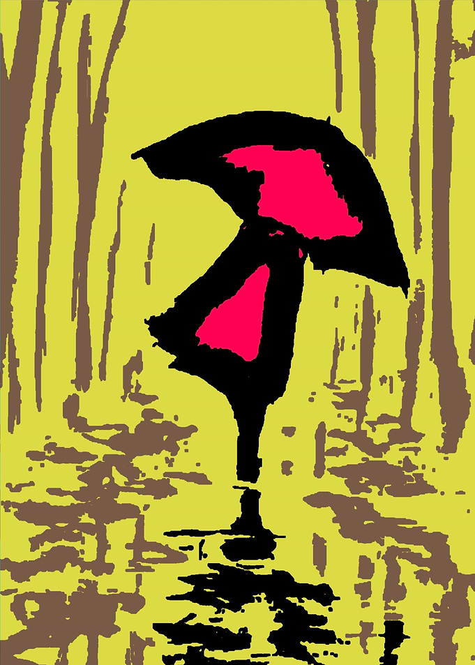 Walking in the rain