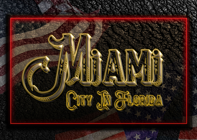 Miami City in Florida