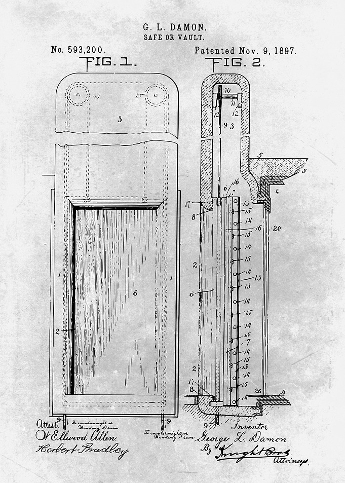 No455 Safe or vault