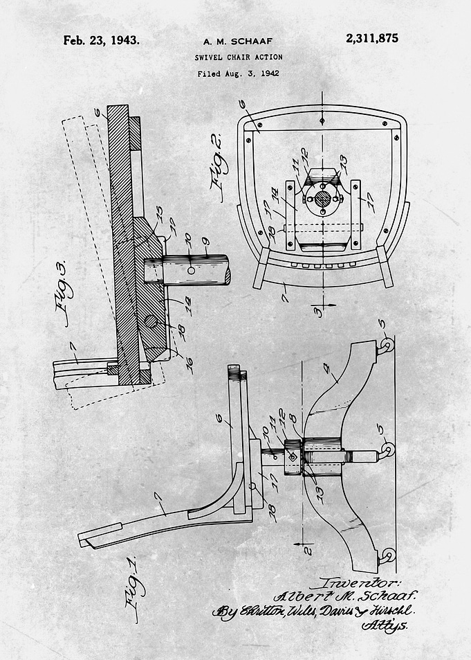No475 Swivel chair action