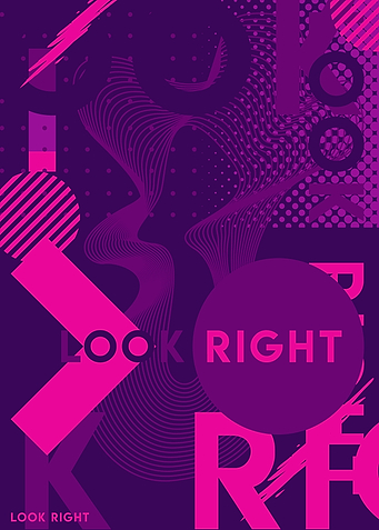Look Right Elegant Poster