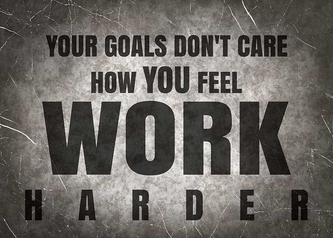 Work Harder Quote