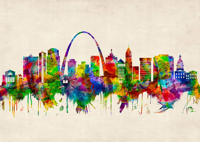St Louis Missouri Skyline