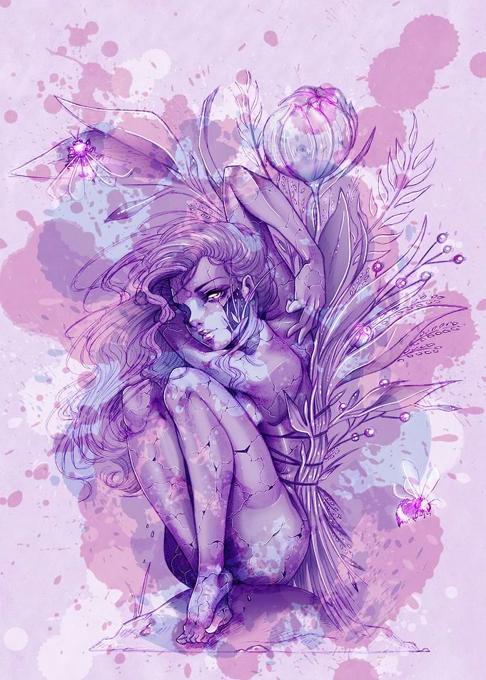 Pink crack goddess