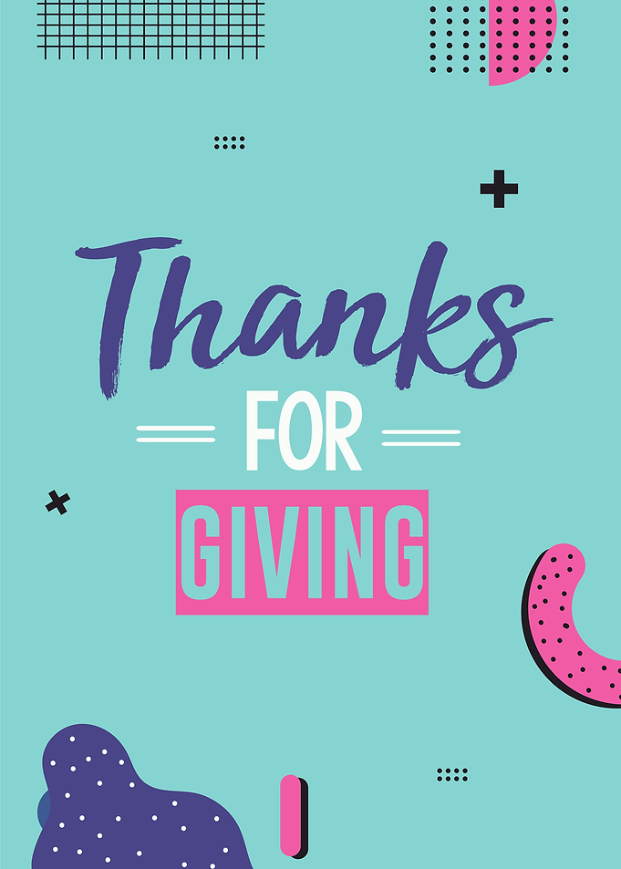 thanks for giving