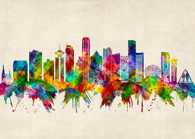 Vancouver Canada Skyline