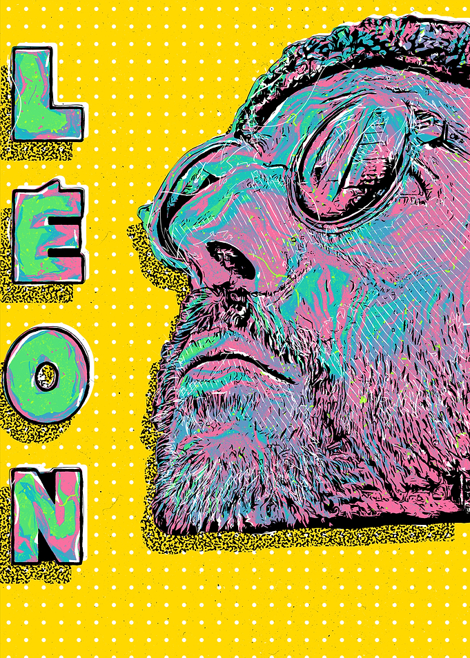 leon the pro retro art