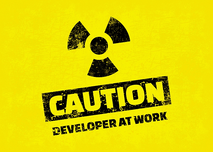 Developer at work