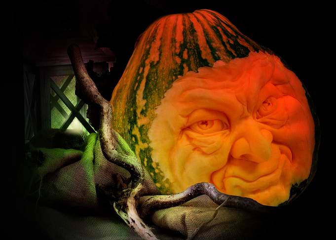 halloween pumpkin face